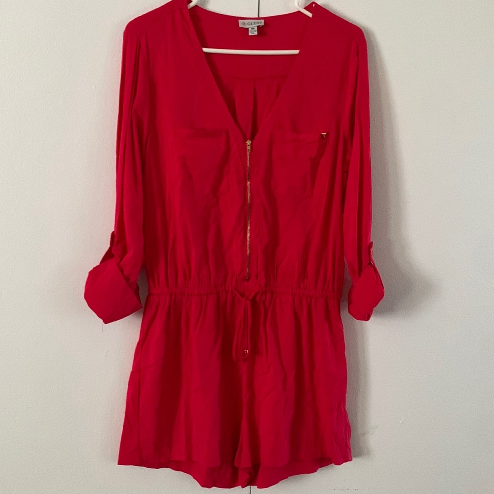 Red Guess Romper